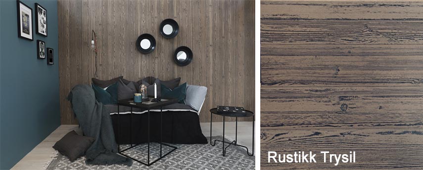 decoratieve wand- en plafondpanelen Rustikk Trysil